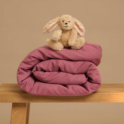 Coco & Cici Kind - TENCEL Twill Dekbedovertrek Dusty Rose