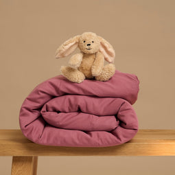 Coco & Cici Kind - TENCEL Twill Dekbedovertrek Dusty Rose