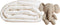 Coco & Cici - Tencel Dekbed Lente / Herfst 120 x 150 cm - 1 Persoons Beddengoed - Kinderdekbed - Lyocell - Ademend & Extra Zacht - Wit