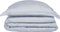 Coco & Cici - Tencel Sateen Dekbedovertrek 140 x 220 cm - 1 Persoons Beddengoed - Grijs Blauw - Lyocell - Hypoallergeen & Extra Zacht - 1 Kussensloop (60x70)