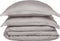 Coco & Cici - Tencel Sateen Dekbedovertrek 200 x 200 cm - 2 Persoons Beddengoed - Taupe - Lyocell - Hypoallergeen & Extra Zacht - 2 Kussenslopen (60x70)