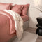 Coco & Cici - Tencel Sateen Dekbedovertrek 200 x 220 cm - 2 Persoons Beddengoed - Terra Roze - Lyocell - Hypoallergeen & Extra Zacht - 2 Kussenslopen (60x70)