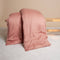 Coco & Cici - Tencel Sateen Dekbedovertrek 240 x 220 cm - 2 Persoons Beddengoed - Terra Roze - Lyocell - Hypoallergeen & Extra Zacht - 2 Kussenslopen (60x70)