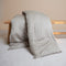 Coco & Cici - Tencel Sateen Dekbedovertrek 240 x 220 cm - 2 Persoons Beddengoed - Taupe - Lyocell - Hypoallergeen & Extra Zacht - 2 Kussenslopen (60x70)