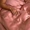 Coco & Cici - Tencel Sateen Dekbedovertrek 240 x 220 cm - 2 Persoons Beddengoed - Terra Roze - Lyocell - Hypoallergeen & Extra Zacht - 2 Kussenslopen (60x70)