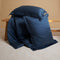 Coco & Cici - Tencel Sateen Dekbedovertrek 260 x 220 cm - 2 Persoons Beddengoed - Donker Blauw - Lyocell - Hypoallergeen & Extra Zacht - 2 Kussenslopen (60x70)