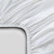 Coco & Cici - Tencel Sateen Hoeslaken 140 x 200 cm - 2 Persoons Beddengoed - Lyocell - Elastiek Rondom - Wit - Extra Zacht