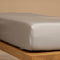 Coco & Cici - Tencel Sateen Hoeslaken 180 x 210 cm - 2 Persoons Beddengoed - Lyocell - Elastiek Rondom - Taupe - Extra Zacht