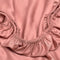 Coco & Cici - Tencel Sateen Hoeslaken 90 x 200 cm - 1 Persoons Beddengoed - Lyocell - Elastiek Rondom - Terra Roze - Extra Zacht