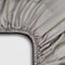 Coco & Cici - Tencel Sateen Hoeslaken 90 x 210 cm - 1 Persoons Beddengoed - Lyocell - Elastiek Rondom - Taupe - Extra Zacht