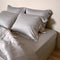 Coco & Cici - Tencel Sateen Hoeslaken Topper 180 x 200 x 10 cm - 2 Persoons Beddengoed - Lyocell - Elastiek Rondom - Taupe - Extra Zacht