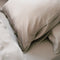 Coco & Cici - Tencel Sateen Hoeslaken Topper 180 x 200 x 10 cm - 2 Persoons Beddengoed - Lyocell - Elastiek Rondom - Taupe - Extra Zacht