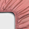 Coco & Cici - Tencel Sateen Hoeslaken Topper 180 x 200 x 5-8 cm - 2 Persoons Beddengoed - Lyocell - Elastiek Rondom - Terra Roze - Extra Zacht