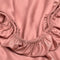 Coco & Cici - Tencel Sateen Hoeslaken Topper 180 x 210 x 10 cm - 2 Persoons Beddengoed - Lyocell - Elastiek Rondom - Terra Roze - Extra Zacht