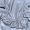 Coco & Cici - Tencel Sateen Hoeslaken Topper 180 x 210 x 5-8 cm - 2 Persoons Beddengoed - Lyocell - Elastiek Rondom - Grijs Blauw - Extra Zacht