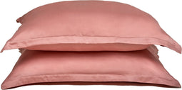 Coco & Cici - Tencel Sateen Kussensloop 50 x 60 cm - Kussenhoes - Lyocell - Extra Zacht & 100% Natuurlijk - Terra Roze