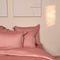 Coco & Cici - Tencel Sateen Kussensloop 50 x 60 cm - Kussenhoes - Lyocell - Extra Zacht & 100% Natuurlijk - Terra Roze