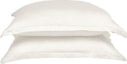Coco & Cici - Tencel Sateen kussensloop 60 x 50 cm - Kussenhoes - Lyocell - Extra Zacht & 100% Natuurlijk - Off White