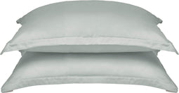 Coco & Cici - Tencel Sateen Kussensloop 60 x 50 cm - Kussenhoes - Lyocell - Extra Zacht & 100% Natuurlijk - Grijs Groen