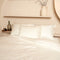 Coco & Cici - Tencel Sateen kussensloop 60 x 50 cm - Kussenhoes - Lyocell - Extra Zacht & 100% Natuurlijk - Off White