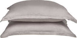 Coco & Cici - Tencel Sateen Kussensloop 70 x 50 cm - Kussenhoes - Lyocell - Extra Zacht & 100% Natuurlijk - Taupe - Zonder Volant