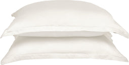 Coco & Cici - Tencel Sateen kussensloop 70 x 50 cm - Kussenhoes - Lyocell - Extra Zacht & 100% Natuurlijk - Off White - Zonder Volant