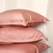 Coco & Cici - Tencel Sateen Kussensloop 70 x 50 cm - Kussenhoes - Lyocell - Extra Zacht & 100% Natuurlijk - Terra Roze - Zonder Volant