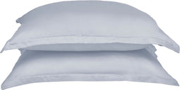 Coco & Cici - Tencel Sateen Kussensloop 70 x 60 cm - Kussenhoes - Lyocell - Extra Zacht & 100% Natuurlijk - Grijs Blauw - Zonder Volant