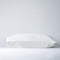 Coco & Cici - Tencel Sateen Kussensloop 70 x 60 cm - Kussenhoes - Lyocell - Extra Zacht & 100% Natuurlijk - Wit - Zonder Volant