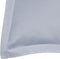 Coco & Cici - Tencel Sateen Kussensloop 70 x 60 cm - Kussenhoes - Lyocell - Extra Zacht & 100% Natuurlijk - Grijs Blauw - Zonder Volant