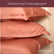 Coco & Cici - Tencel Sateen Kussensloop 70 x 60 cm - Kussenhoes - Lyocell - Extra Zacht & 100% Natuurlijk - Terra Roze - Zonder Volant