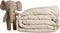 Coco & Cici - Tencel Twill Dekbedovertrek 100 x 135 cm - 1 Persoons Beddengoed - Kinderbeddengoed - Lyocell - Hypoallergeen & Extra Zacht - Beige
