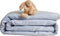 Coco & Cici - Tencel Twill Dekbedovertrek 120 x 150 cm - 1 Persoons Beddengoed - Kinderbeddengoed - Lyocell - Hypoallergeen & Extra Zacht - Licht Blauw