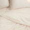 Coco & Cici - Tencel Twill Dekbedovertrek 140 x 200 cm - 1 Persoons Beddengoed - Beige - Lyocell - Ritssluiting & Extra Zacht - 1 Kussensloop (60x70)