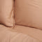 Coco & Cici - Tencel Twill Kussensloop 60 x 50 cm - Kussenhoes - Peach - Lyocell - Extra Zacht - 3 cm Volant