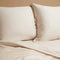 Coco & Cici - Tencel Twill Kussensloop 70 x 50 cm - Kussenhoes - Beige - Lyocell - Extra Zacht - Zonder Volant