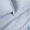 Coco & Cici - Tencel Twill Kussensloop 70 x 50 cm - Kussenhoes - Lichtblauw - Lyocell - Extra Zacht - Zonder Volant