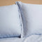 Coco & Cici - Tencel Twill Kussensloop 70 x 60 cm - Kussenhoes - Lichtblauw - Lyocell - Extra Zacht - Zonder Volant