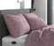 Zohome Kussensloop Lino - Kussenhoes van 40x80 cm - 1 stuk - 100% Katoen - Rood