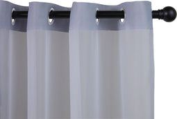 Lifa Living Vitrage 150x250 - Set van 2 - Ringen - Light Grey (2 stuks)