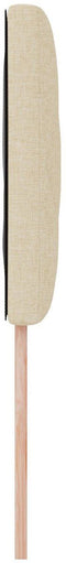 vidaXL - Hoofdbord - met - Diamantblokken - Design - Crème - 90 - cm - Stof