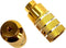 HZB pegs BMX Freestyle - 110 mm - staal - goud - 2x stuks