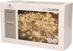 Anna's Collection Clusterverlichting - warm wit - 1152 lampjes - 11M - timer