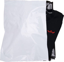 Coex verzendzakken wit/zwart 500 x 450 + 50 mm 50 micron