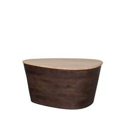 Coffee Table Ravi Organic Shape 70x50x37 Cm