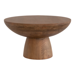 Coffee table Rotondo, M Brown / Sunkay wood