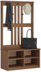 vidaXL - Halboom - SANDENS - 87x40x159,5 - cm - massief - grenenhout