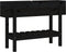 vidaXL - Plantenbak - verhoogd - 101x30x69 - cm - massief - grenenhout - zwart