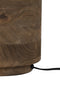 Light & Living Tafellamp Racco - Mangohout - 60cm - Bruin - excl. kap