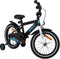 AMIGO Speeder Jongensfiets 16 Inch - Kinderfiets voor 4 tot 6 Jaar - 100-115 cm - Zwart/Blauw